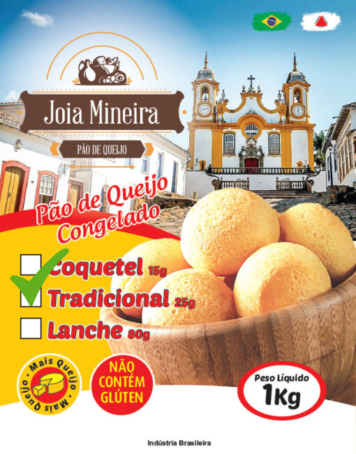 pão de queijo tradicional 1kg